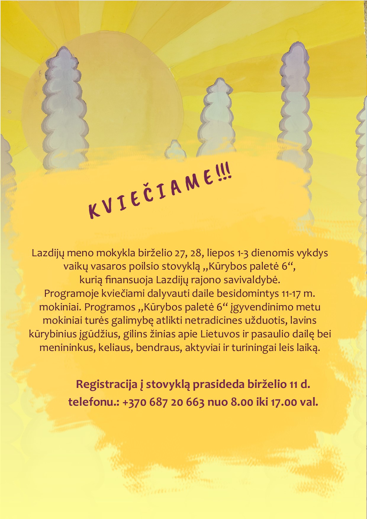 Kviečiame!