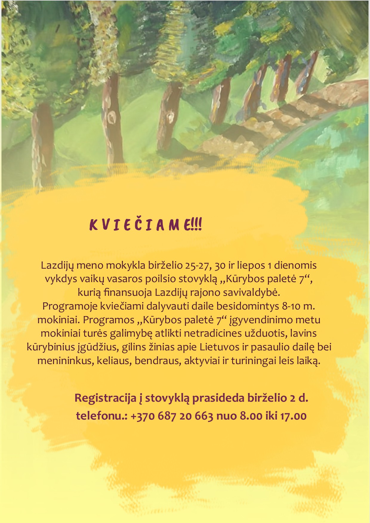 Kviečiame!