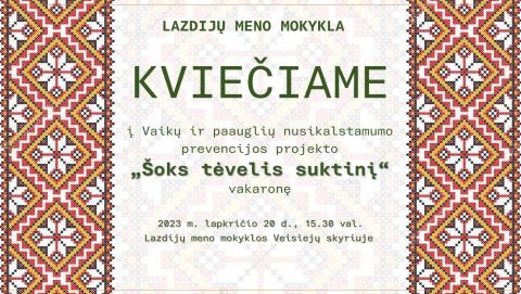 Kviečiame!
