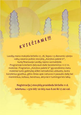 Kviečiame!